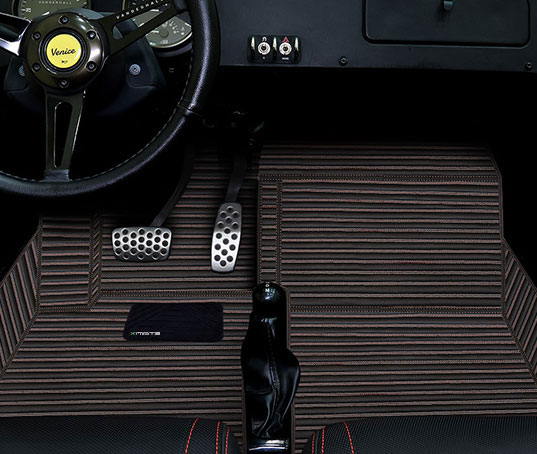 Single Layer Carbon Vanderhall Floor Mats